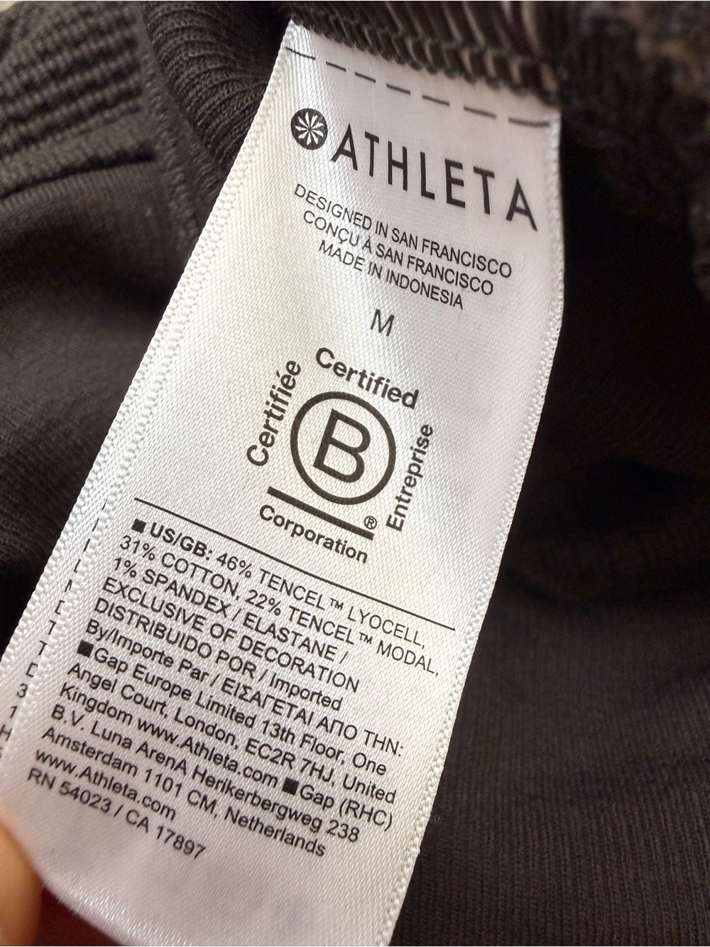 Athleta Coaster Luxe High Rise Jogger Pants Women’s Size M Waffle Knit Cozy - Picture 9 of 10